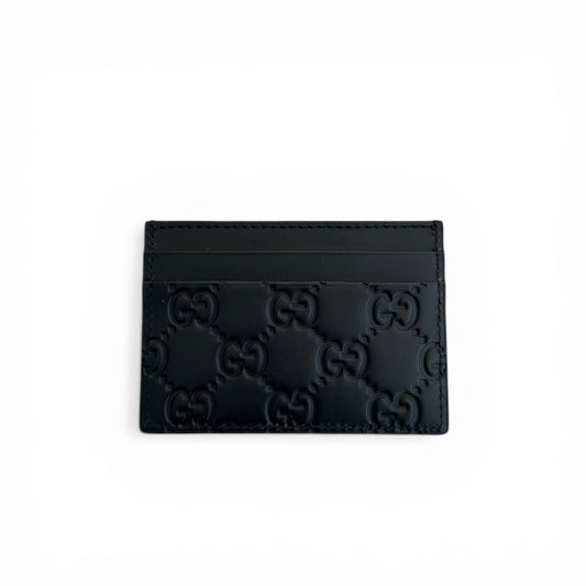 Gucci Guccissima Leather Card Holder