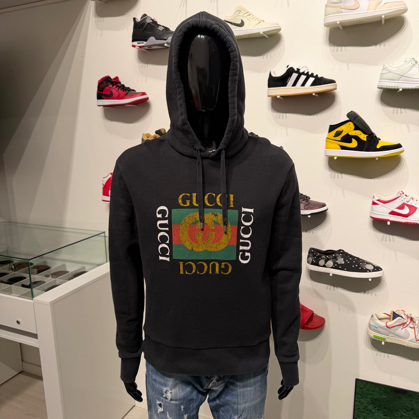 Gucci Fake Logo Hoodie