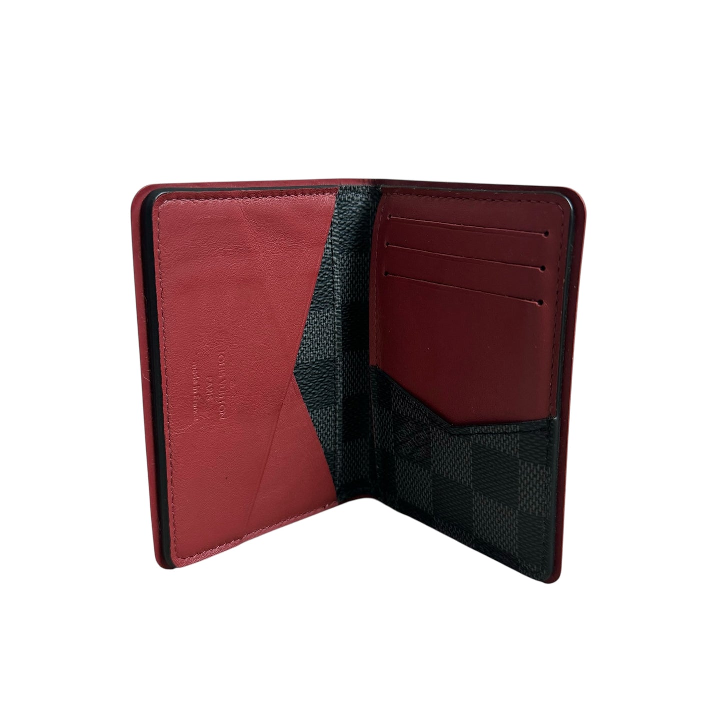 Louis Vuitton Damier Graphite Pocket Organizer Bordeaux