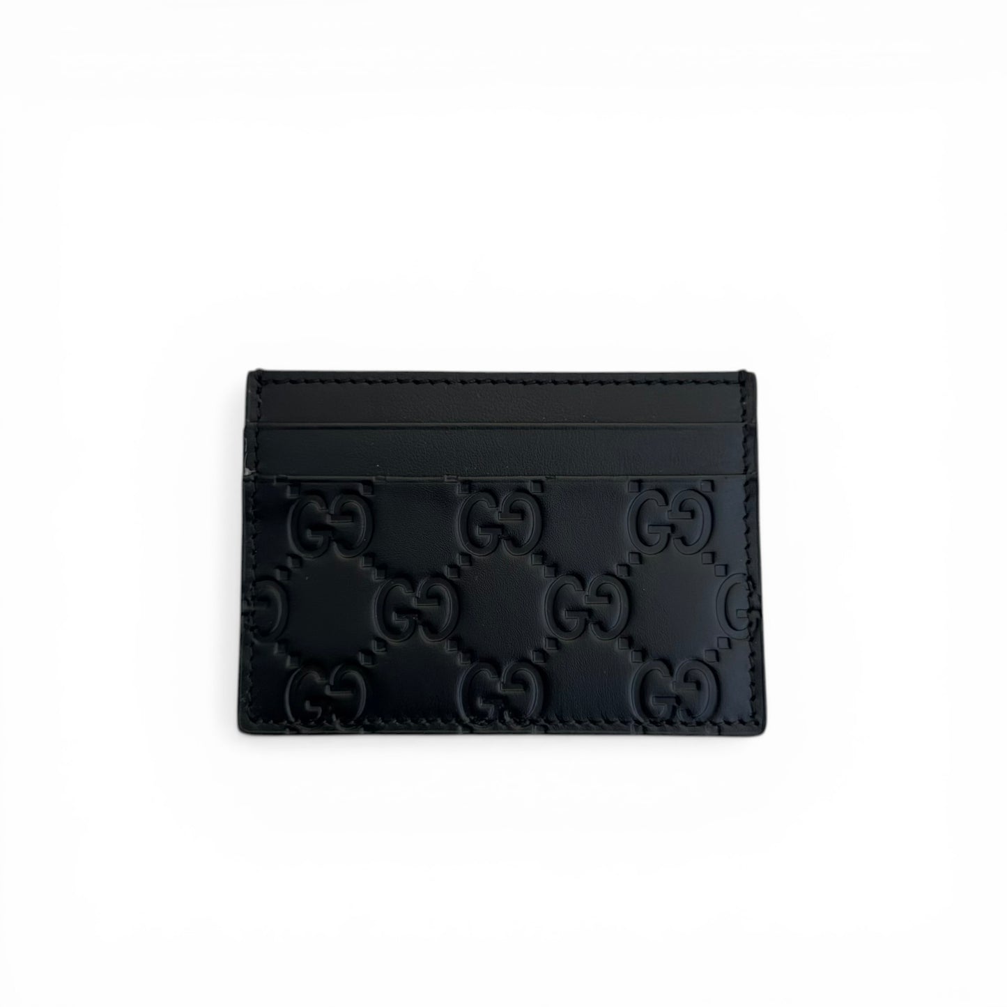 Gucci Guccissima Leather Card Holder