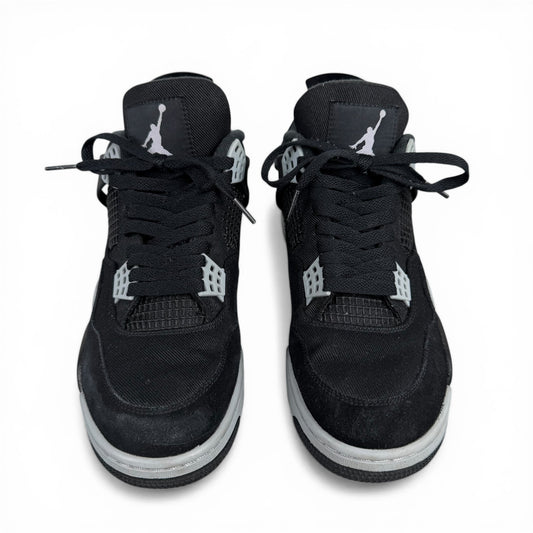 Jordan 4 Retro Black Canvas
