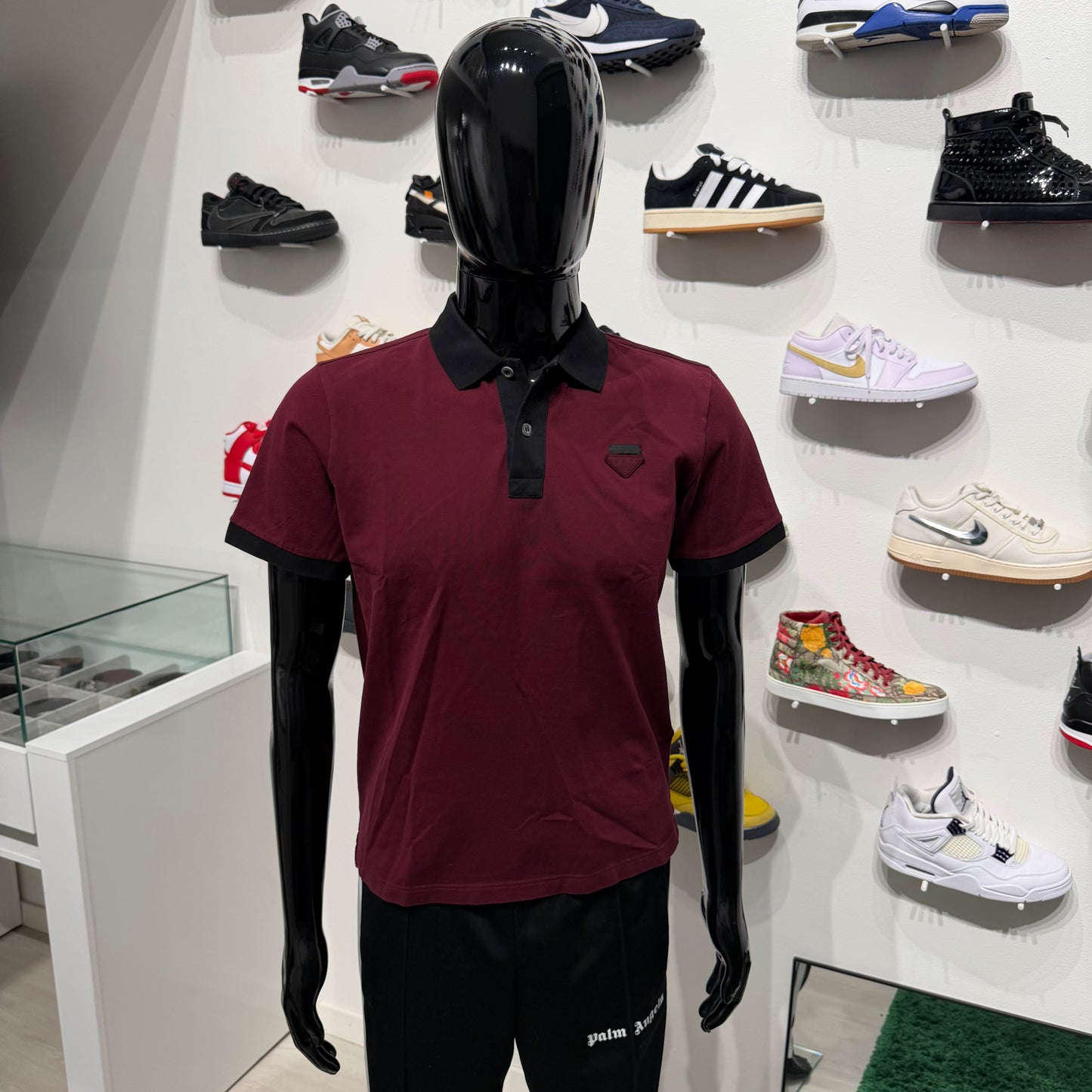 Prada Triangle Logo Polo