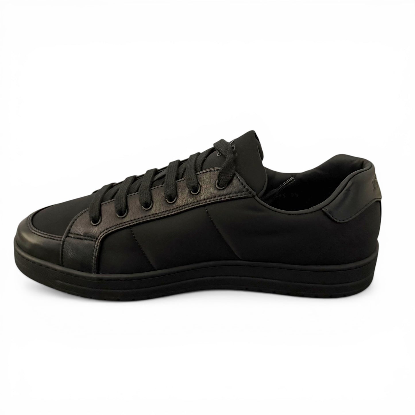 Prada Leather Triangle Logo Sneakers
