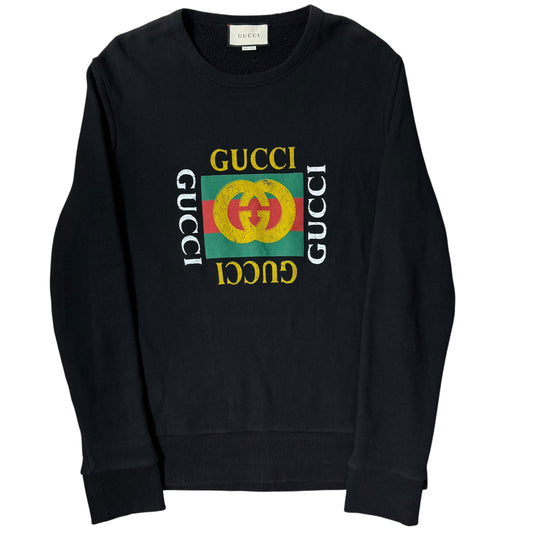 Gucci Fake Logo Crewneck