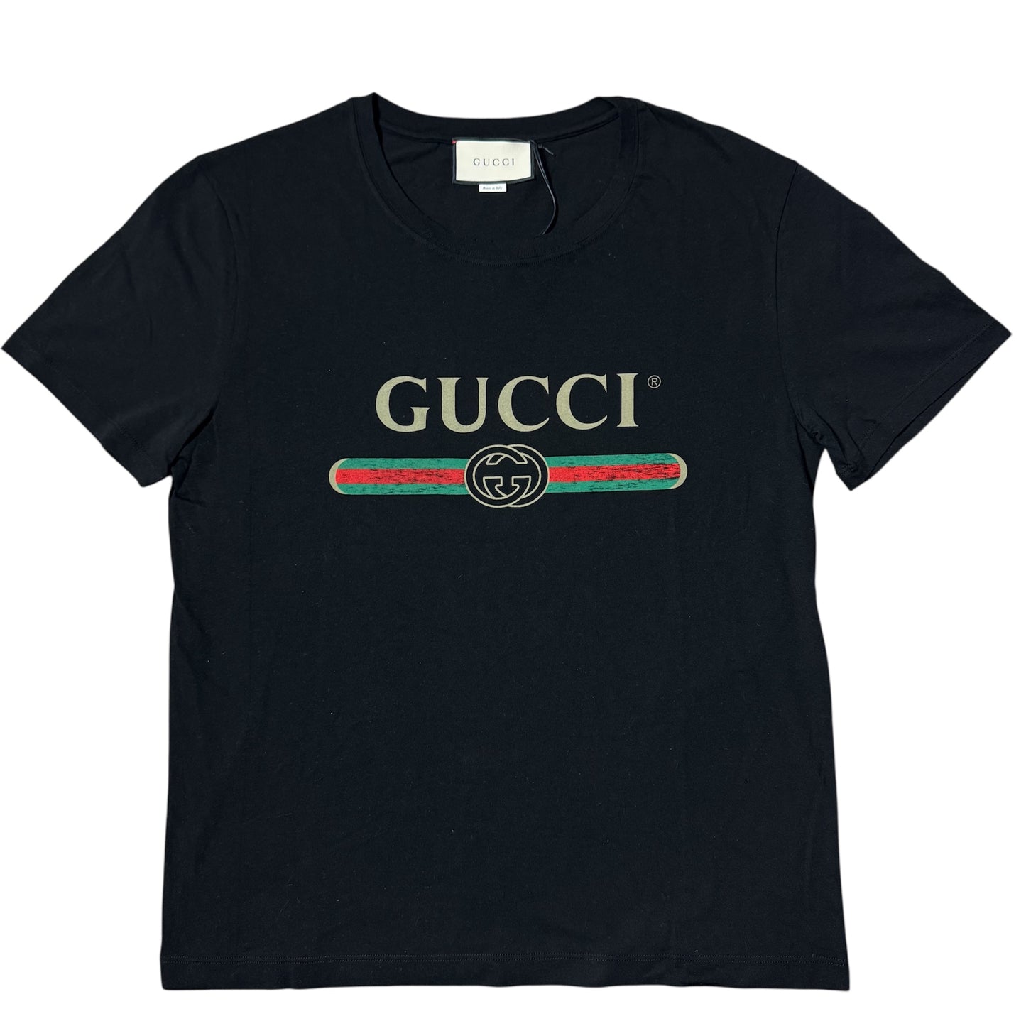 Gucci Washed Logo Print T-Shirt