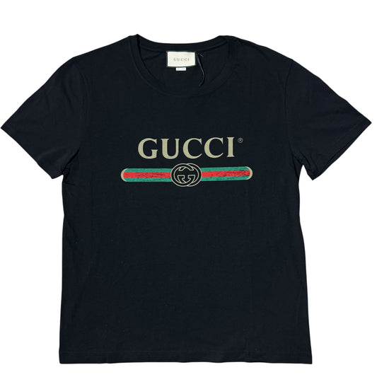 Gucci Washed Logo Print T-Shirt