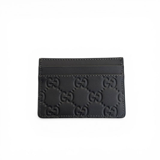 Gucci Guccissima Leather Card Holder