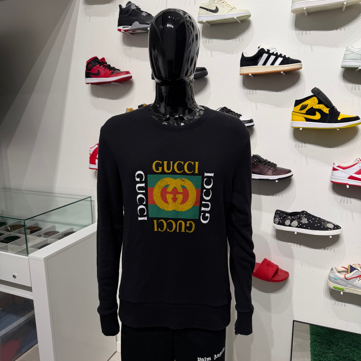 Gucci Fake Logo Crewneck