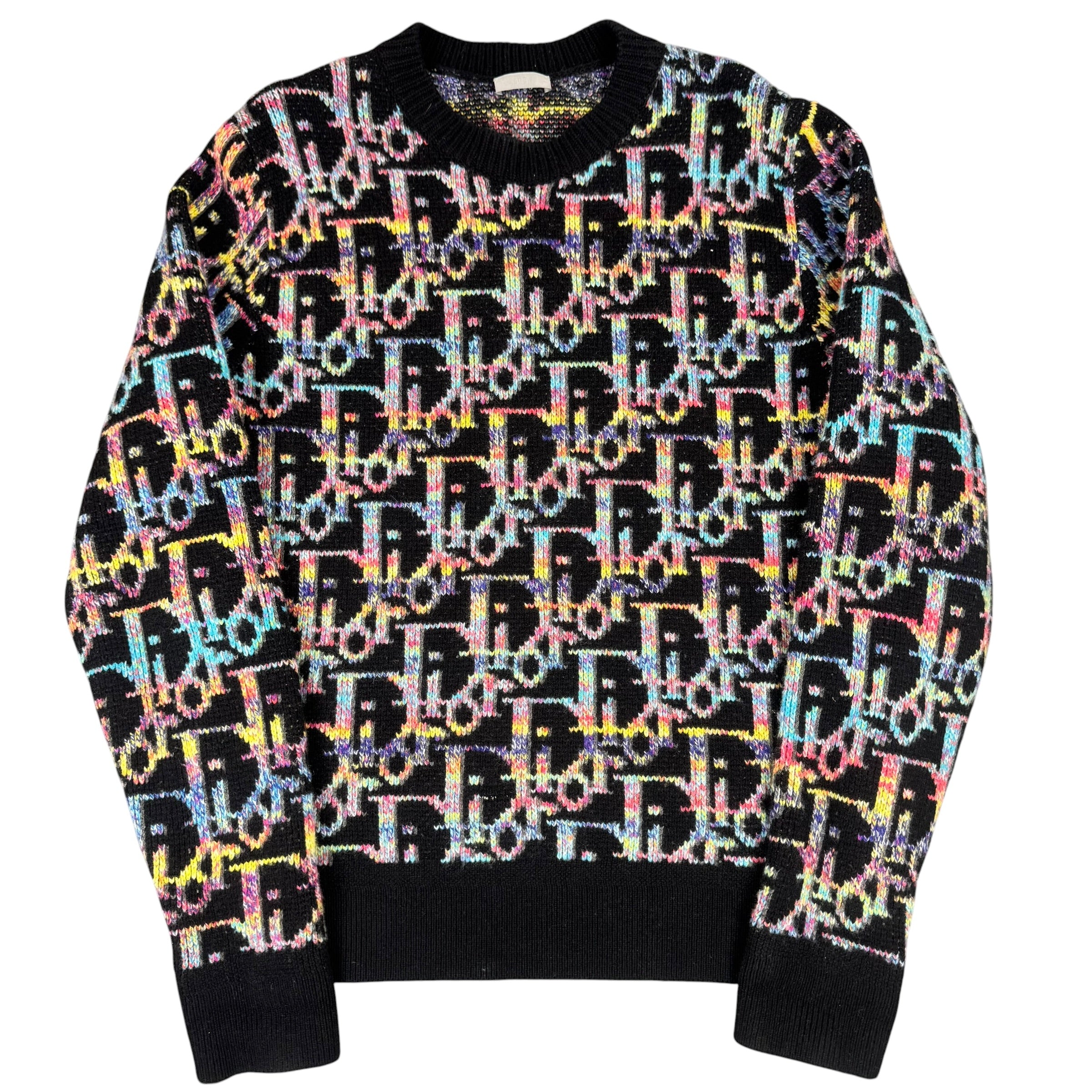 Dior Oblique Multicolor Knit Sweater – FleaLux
