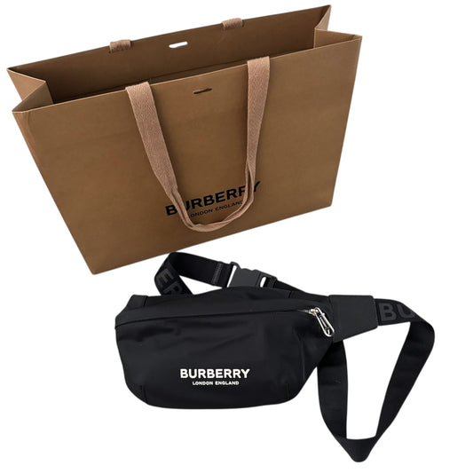 Burberry Logo Print Nylon Sonny Bum Bag