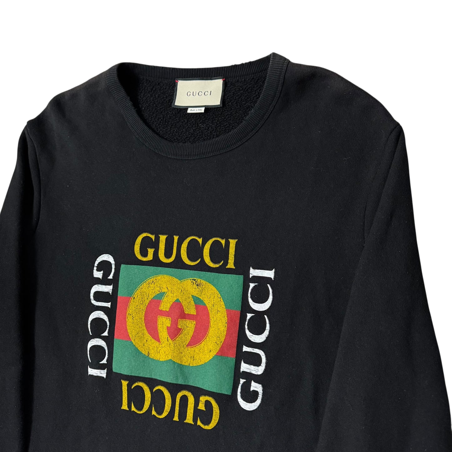 Gucci Fake Logo Crewneck