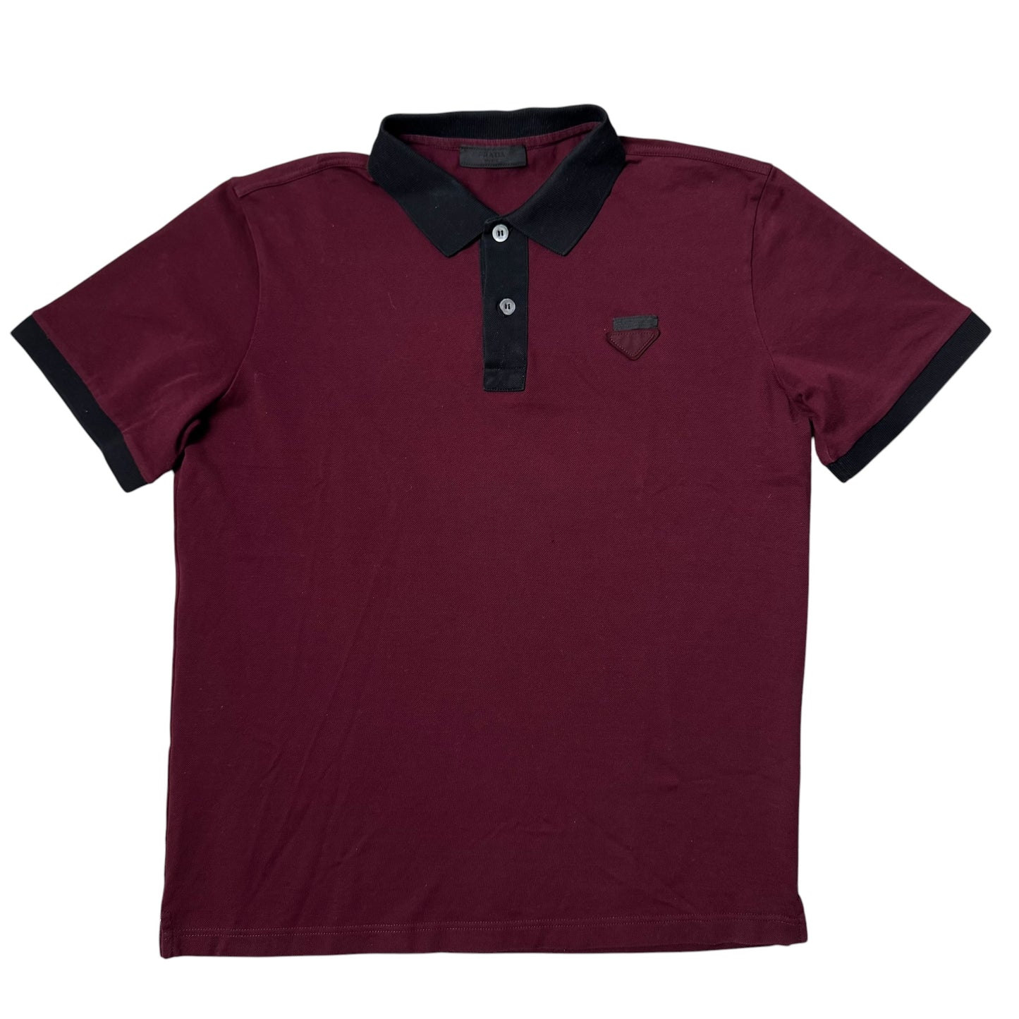 Prada Triangle Logo Polo
