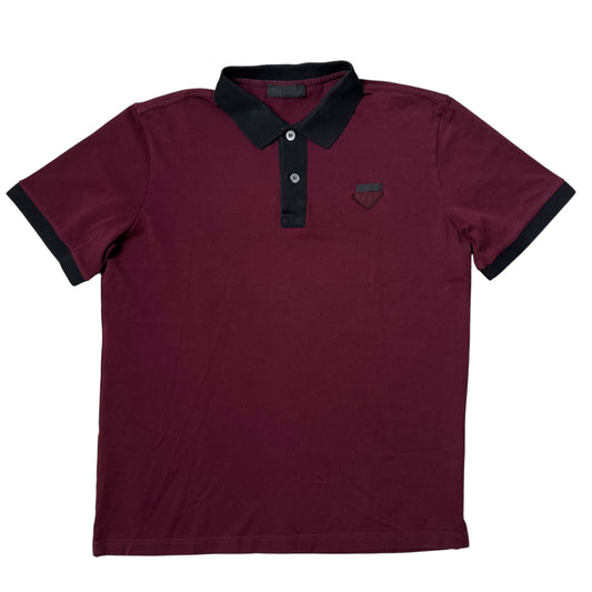Prada Triangle Logo Polo