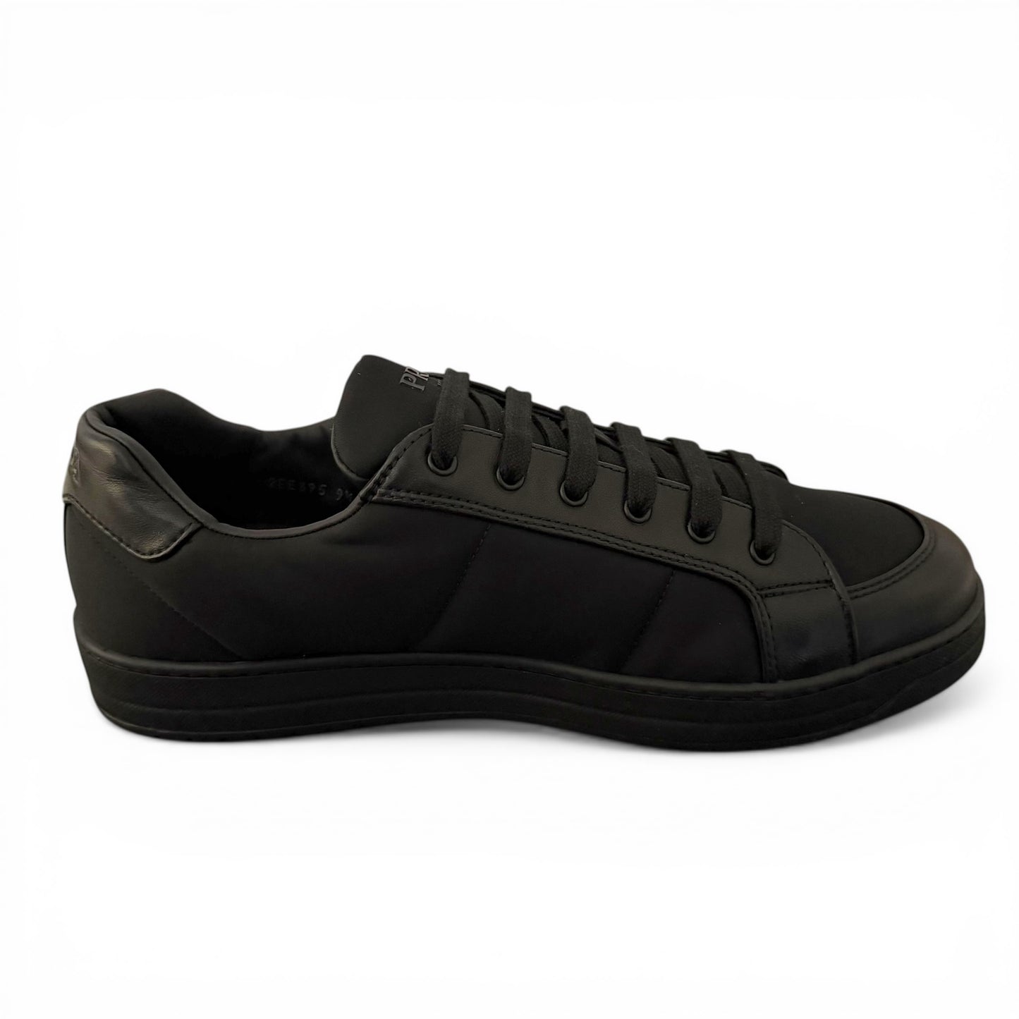 Prada Leather Triangle Logo Sneakers