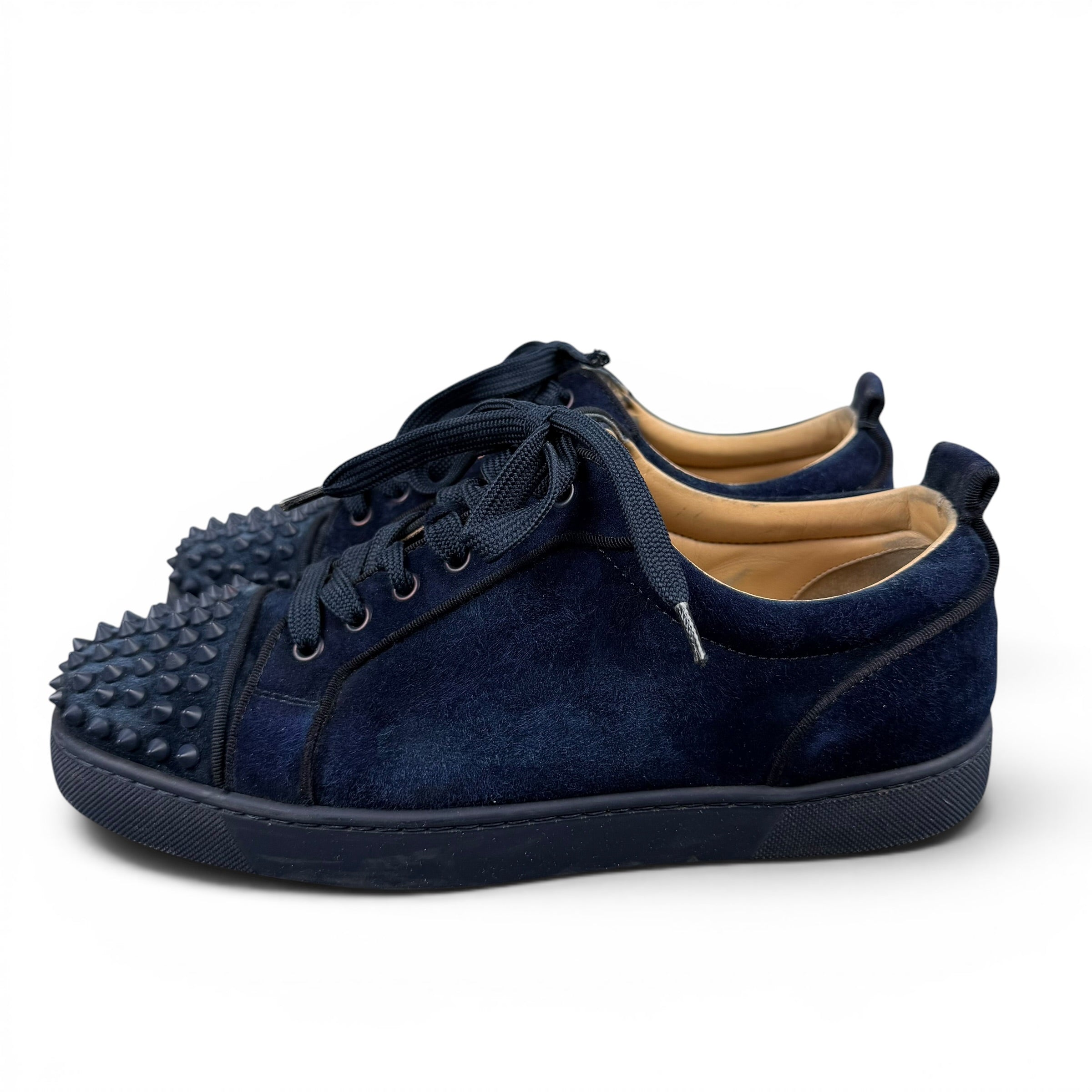Christian Louboutin Louis Junior Spike Suede – FleaLux