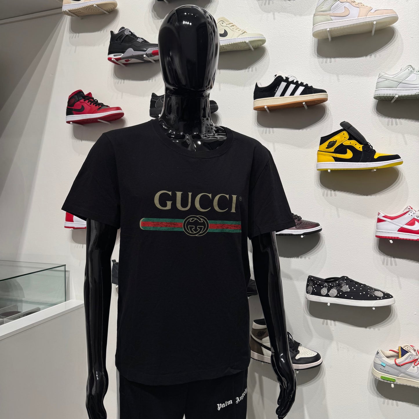 Gucci Washed Logo Print T-Shirt