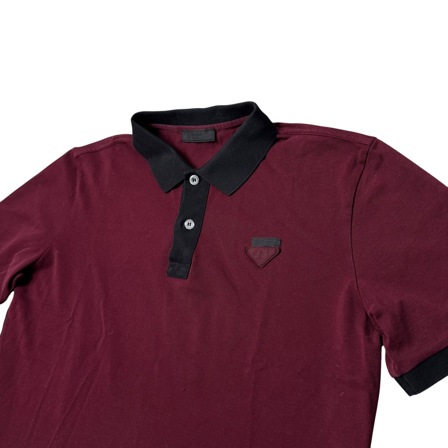 Prada Triangle Logo Polo