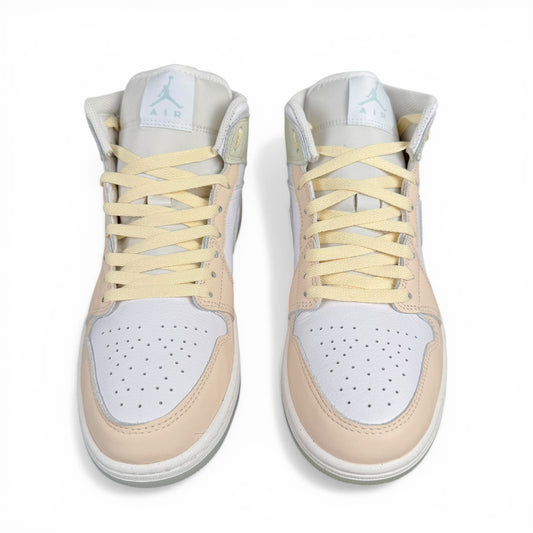 Jordan 1 Mid SE White Sea Glass Glacier Blue Guava Ice
