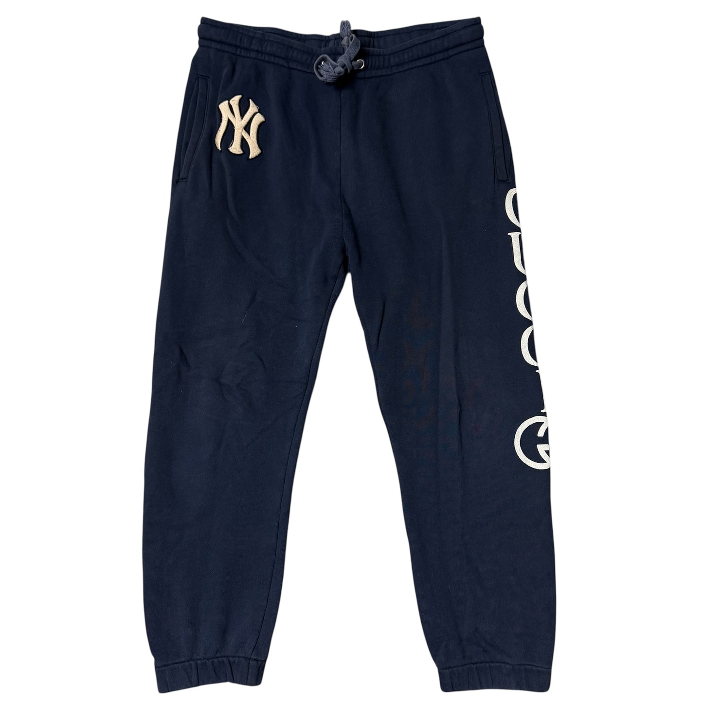 Gucci Navy Blue NY Yankees Pants